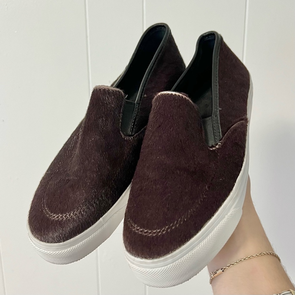 Coach Maggie Ponyhair Slip On Sneaker Size 6.5